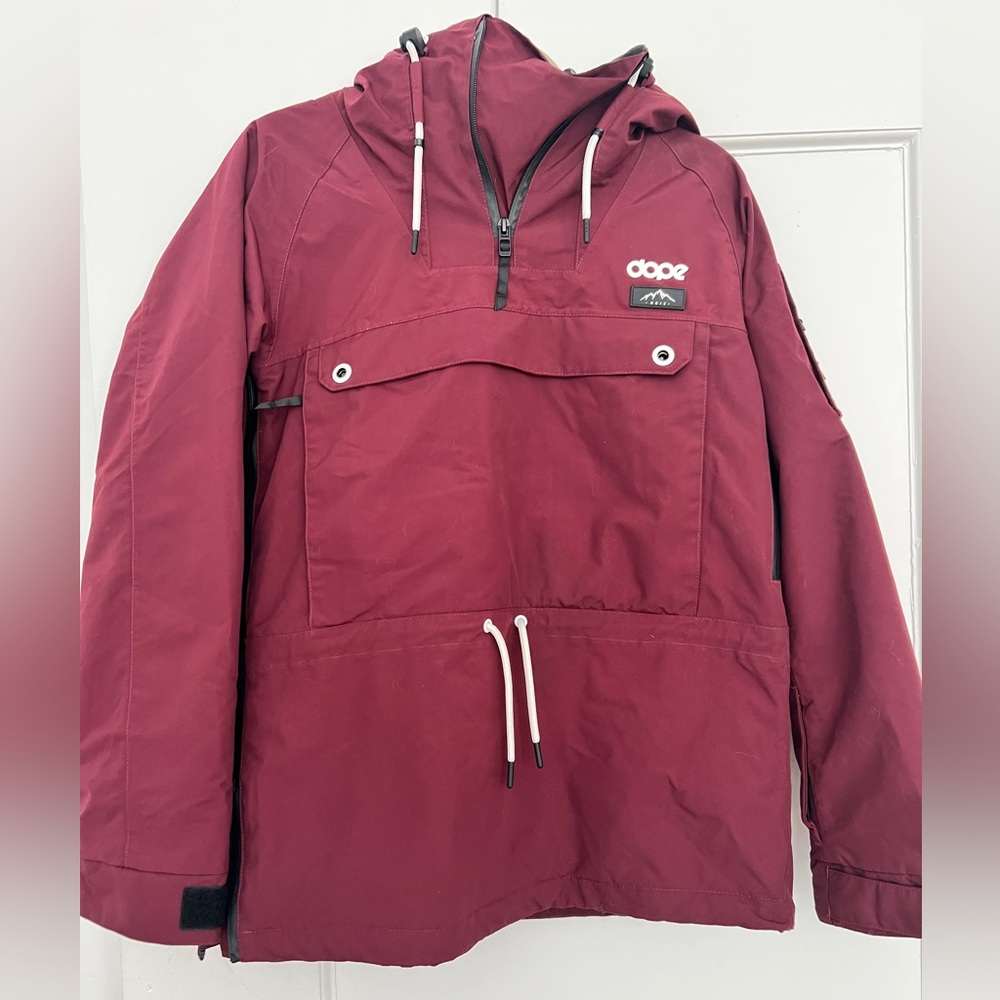 DOPE snow Burgundy Annok W Shell Jacket - Picture 2 of 8